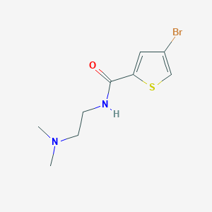 molecular formula C9H13BrN2OS B4784178 4-bromo-N-[2-(dimethylamino)ethyl]thiophene-2-carboxamide 