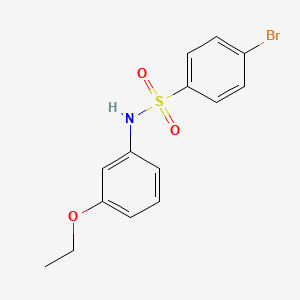 4-bromo-N-(3-ethoxyphenyl)benzenesulfonamide