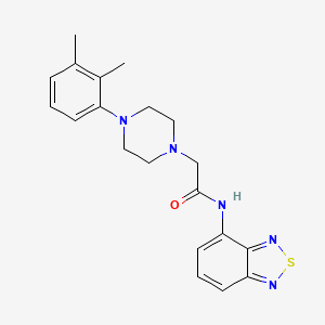 N-(2,1,3-benzothiadiazol-4-yl)-2-[4-(2,3-dimethylphenyl)piperazin-1-yl]acetamide