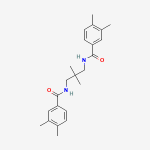 N-{3-[(3,4-dimethylbenzoyl)amino]-2,2-dimethylpropyl}-3,4-dimethylbenzamide