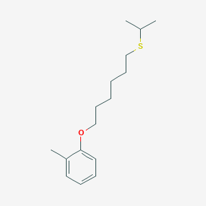 1-Methyl-2-(6-propan-2-ylsulfanylhexoxy)benzene