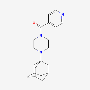 [4-(1-ADAMANTYL)PIPERAZINO](4-PYRIDYL)METHANONE