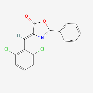 molecular formula C16H9Cl2NO2 B4784517 4-(2,6-dichlorobenzylidene)-2-phenyl-1,3-oxazol-5(4H)-one 