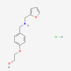 2-(4-{[(2-furylmethyl)amino]methyl}phenoxy)ethanol hydrochloride