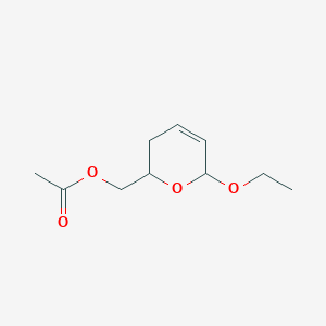 B047846 (6-Ethoxy-3,6-dihydro-2H-pyran-2-yl)methyl acetate CAS No. 115182-01-9