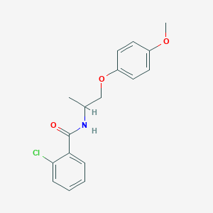 2-chloro-N-[2-(4-methoxyphenoxy)-1-methylethyl]benzamide