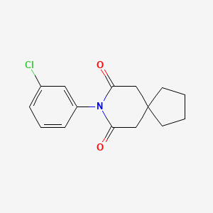 8-(3-chlorophenyl)-8-azaspiro[4.5]decane-7,9-dione