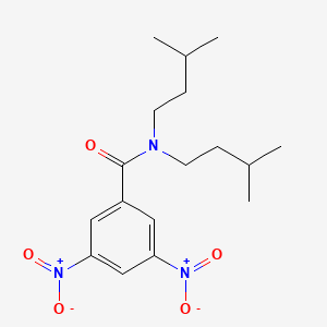 N,N-bis(3-methylbutyl)-3,5-dinitrobenzamide