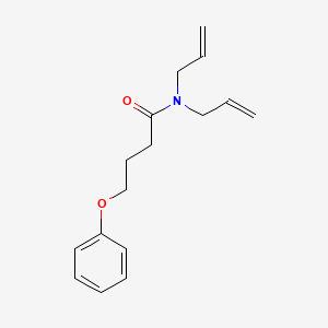 molecular formula C16H21NO2 B4784700 N,N-diallyl-4-phenoxybutanamide 