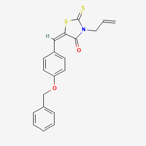 3-allyl-5-[4-(benzyloxy)benzylidene]-2-thioxo-1,3-thiazolidin-4-one