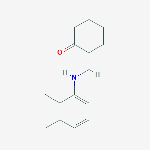 molecular formula C15H19NO B4784750 2-{[(2,3-dimethylphenyl)amino]methylene}cyclohexanone 