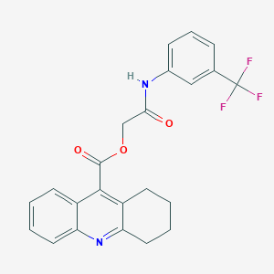 2-OXO-2-[3-(TRIFLUOROMETHYL)ANILINO]ETHYL 1,2,3,4-TETRAHYDRO-9-ACRIDINECARBOXYLATE