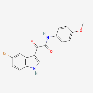 2-(5-bromo-1H-indol-3-yl)-N-(4-methoxyphenyl)-2-oxoacetamide