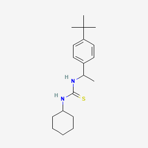 1-[1-(4-Tert-butylphenyl)ethyl]-3-cyclohexylthiourea