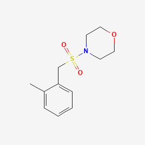 4-[(2-METHYLPHENYL)METHANESULFONYL]MORPHOLINE