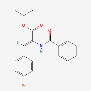 isopropyl 2-(benzoylamino)-3-(4-bromophenyl)acrylate