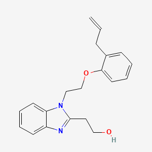 2-[1-[2-(2-Prop-2-enylphenoxy)ethyl]benzimidazol-2-yl]ethanol