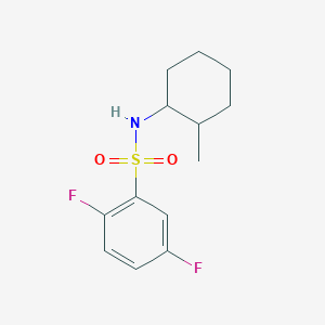 2,5-difluoro-N-(2-methylcyclohexyl)benzenesulfonamide