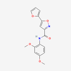 N-(2,4-dimethoxyphenyl)-5-(2-furyl)-3-isoxazolecarboxamide