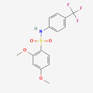 2,4-dimethoxy-N-[4-(trifluoromethyl)phenyl]benzenesulfonamide