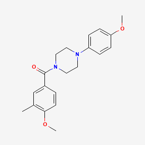 (4-Methoxy-3-methylphenyl)[4-(4-methoxyphenyl)piperazin-1-yl]methanone