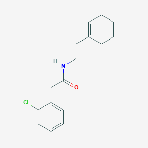 2-(2-chlorophenyl)-N-[2-(1-cyclohexen-1-yl)ethyl]acetamide