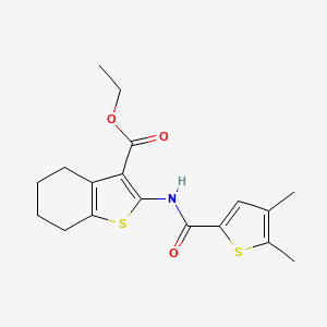 ethyl 2-{[(4,5-dimethyl-2-thienyl)carbonyl]amino}-4,5,6,7-tetrahydro-1-benzothiophene-3-carboxylate