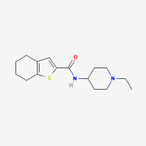 N-(1-ethyl-4-piperidinyl)-4,5,6,7-tetrahydro-1-benzothiophene-2-carboxamide