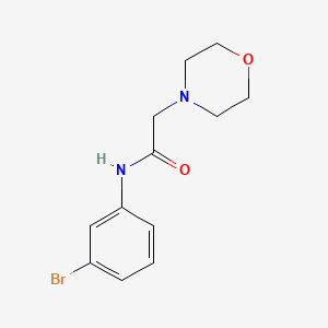 N-(3-bromophenyl)-2-(4-morpholinyl)acetamide