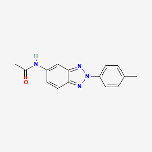 N-[2-(4-methylphenyl)-2H-1,2,3-benzotriazol-5-yl]acetamide