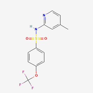 N-(4-methyl-2-pyridinyl)-4-(trifluoromethoxy)benzenesulfonamide