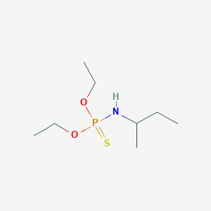 molecular formula C8H20NO2PS B4785471 O,O-diethyl sec-butylamidothiophosphate 