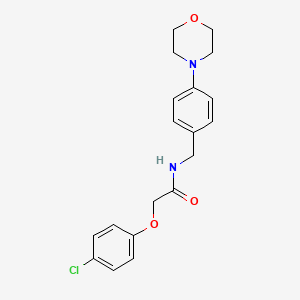 2-(4-chlorophenoxy)-N-[4-(4-morpholinyl)benzyl]acetamide