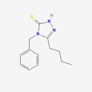 4-benzyl-5-butyl-4H-1,2,4-triazole-3-thiol