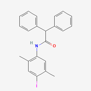 N-(4-iodo-2,5-dimethylphenyl)-2,2-diphenylacetamide