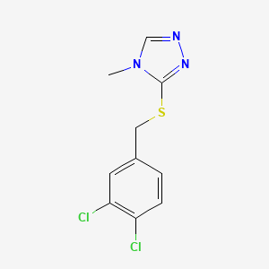 3-[(3,4-dichlorobenzyl)thio]-4-methyl-4H-1,2,4-triazole