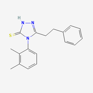 4-(2,3-dimethylphenyl)-5-(2-phenylethyl)-4H-1,2,4-triazole-3-thiol