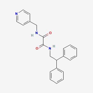 N-(2,2-diphenylethyl)-N'-(4-pyridinylmethyl)ethanediamide