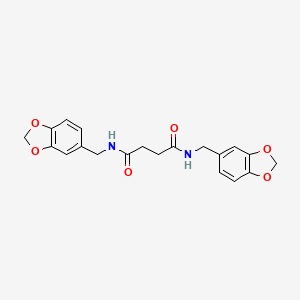 N,N'-bis(1,3-benzodioxol-5-ylmethyl)succinamide