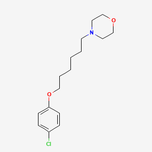 4-[6-(4-chlorophenoxy)hexyl]morpholine