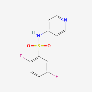 2,5-difluoro-N-4-pyridinylbenzenesulfonamide