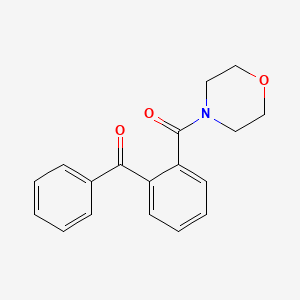 [2-(4-morpholinylcarbonyl)phenyl](phenyl)methanone