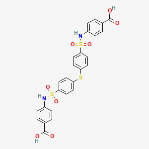 4,4'-[thiobis(4,1-phenylenesulfonylimino)]dibenzoic acid