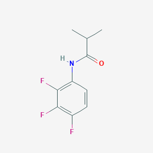 molecular formula C10H10F3NO B4786214 2-methyl-N-(2,3,4-trifluorophenyl)propanamide 