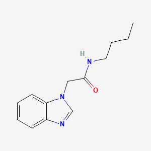 molecular formula C13H17N3O B4786246 2-(1H-1,3-BENZODIAZOL-1-YL)-N-BUTYLACETAMIDE 