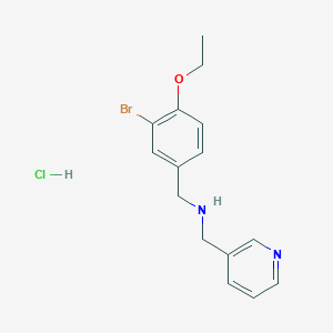 (3-bromo-4-ethoxybenzyl)(pyridin-3-ylmethyl)amine hydrochloride