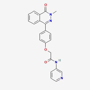 2-[4-(3-methyl-4-oxo-3,4-dihydro-1-phthalazinyl)phenoxy]-N-3-pyridinylacetamide