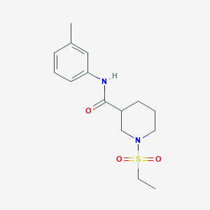 1-(ethylsulfonyl)-N-(3-methylphenyl)-3-piperidinecarboxamide