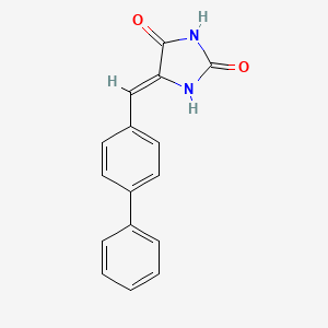 (5Z)-5-[(4-phenylphenyl)methylidene]imidazolidine-2,4-dione