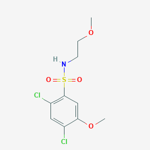 2,4-dichloro-5-methoxy-N-(2-methoxyethyl)benzenesulfonamide